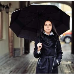 Volcan Stormparaplu Opvouwbaar - Stormparaplu's - Inklapbaar - Ø 105 Cm - Windproof Tot 100km P/u - Grote Paraplu - Automatisch - Zwart 17 Volcan Stormparaplu Opvouwbaar - Stormparaplu's - Inklapbaar - Ø 105 Cm - Windproof Tot 100km P/u - Grote Paraplu - Automatisch - Zwart -Bol 1200x1200 1673