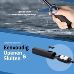 GOAT Outdoor® Stormparaplu - Paraplu - Opvouwbaar - Windproof Tot 100kmp/u - ⌀ 105 Cm - Paraplu - Zwart -Bol 1200x1200 1685