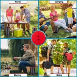 Kampeerkruk - Uitschuifbare Kruk - Rood/Zwart- Tot 120 Kg - Travel Stool - Opvouwbare Campingkruk - Inklapbaar Krukje - Telescopische Kruk - Camping - Outdoor 17 Kampeerkruk - Uitschuifbare Kruk - Rood/Zwart- Tot 120 Kg - Travel Stool - Opvouwbare Campingkruk - Inklapbaar Krukje - Telescopische Kruk - Camping - Outdoor -Bol 1200x1200 171