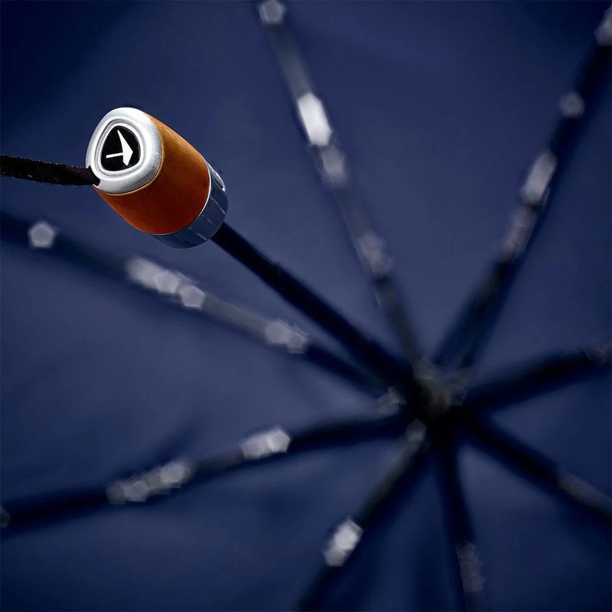 Senz Automatic Deluxe Opvouwbare Stormparaplu Midnight Blue 7 Senz Automatic Deluxe Opvouwbare Stormparaplu Midnight Blue - Afbeelding 5