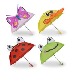 Relaxdays Paraplu Kind Dieren - Kinderparaplu Meisje En Jongen - Regenscherm Kids - Kikker -Bol 1200x1200 1760