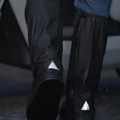 Somstyle Overschoenen - Maat 43-45 - Schoenovertrekken - Waterdicht & Reflecterend - Unisex - Hoog - Donkerblauw -Bol 1200x1200 1816