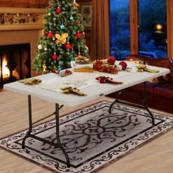 Casaria Tuintafel Opvouwbaar – Met Draaggreep 220x70 Cm – Wit -Bol 1200x1200 183