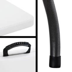 Casaria Tuintafel Opvouwbaar – Met Draaggreep 220x70 Cm – Wit -Bol 1200x1200 186