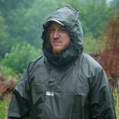 LOWLAND OUTDOOR® Wandelponcho - 100% Waterdicht (10.000mm) - Ademend (8.000g/M²) PFAS Vrij! Medium -Bol 1200x1200 1891