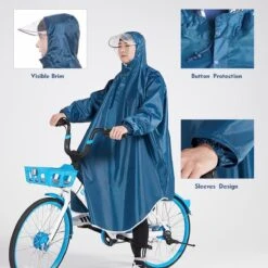 Fuegobird - Poncho Regenponcho - Fiets Wandel Motor - Outdoor Poncho - Kwaliteit Poncho - One Size - Unisex Cyan 9 Fuegobird - Poncho Regenponcho - Fiets Wandel Motor - Outdoor Poncho - Kwaliteit Poncho - One Size - Unisex Cyan -Bol 1200x1200 1901