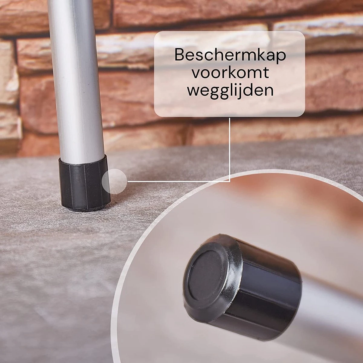 Liivo Aluminium Inklapbare Tafel - Campeertafel 75x55x60cm 7 Liivo Aluminium Inklapbare Tafel - Campeertafel 75x55x60cm - Afbeelding 5