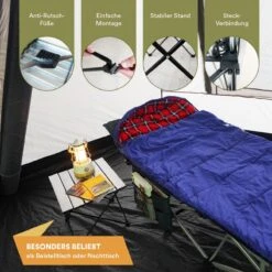 Skandika Ruka S Kleine Campingtafel – Campingtafels - Aluminium Campingtafel, Opvouwbaar, Zeer Licht, Eenvoudig Te Monteren, Stabiele Standaard - Opvouwtafel Voor Kamperen, Tenten Wandelen, Reizen, Thuis, Tuin – Tot Max. 20 Kg. - Grijs -Bol 1200x1200 254