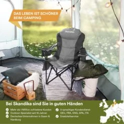 Skandika Relax Comfort Campingstoel - Campingstoel Opvouwbaar - Comfortabele Klapstoel Met Drinkhouder En Koelvak, Tot Max. 160 Kg, Opvouwbaar, Lichtgewicht | Vouwstoel Voor Kamperen, Camping, Festival, Vissen – Grijs 14 Skandika Relax Comfort Campingstoel - Campingstoel Opvouwbaar - Comfortabele Klapstoel Met Drinkhouder En Koelvak, Tot Max. 160 Kg, Opvouwbaar, Lichtgewicht | Vouwstoel Voor Kamperen, Camping, Festival, Vissen – Grijs -Bol 1200x1200 258