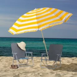 Relaxdays Strandstoel Opvouwbaar - Set Van 2 - Lage Campingstoel - Kampeerstoel Leuning - Grijs -Bol 1200x1200 280