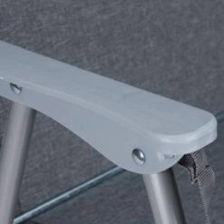 Relaxdays Strandstoel Opvouwbaar - Set Van 2 - Lage Campingstoel - Kampeerstoel Leuning - Grijs -Bol 1200x1200 282