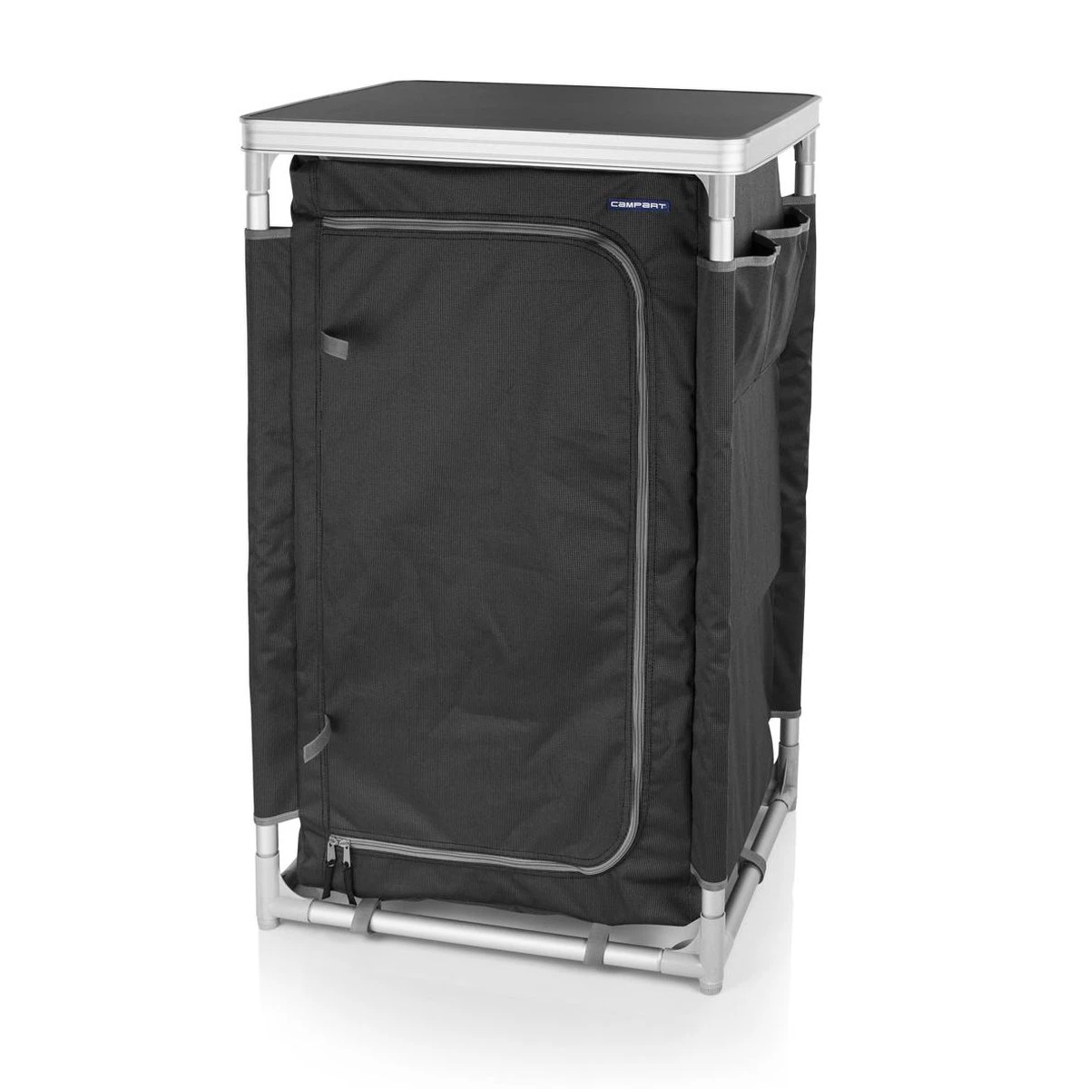 Campart Campingkast CU-0719 – Opvouwbaar En Verstelbaar - 4 Verstelbare Poten - 3 Lagen - Aluminium Frame - Grijs 17 Campart Campingkast CU-0719 – Opvouwbaar En Verstelbaar - 4 Verstelbare Poten - 3 Lagen - Aluminium Frame - Grijs - Afbeelding 15