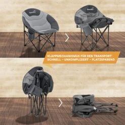 Skandika Moonchair Sirkka – Campingstoelen – Klapstoel – Vouwstoel – Kampeerstoel - Grote, Comfortabele, Campingstoel Opvouwbaar, Gepolsterd, Koelvak, Drinkhouder, Draaggreep En Draagtas, Antislipvoetjes - Max. 150 Kg – Zwart/grijs 13 Skandika Moonchair Sirkka – Campingstoelen – Klapstoel – Vouwstoel – Kampeerstoel - Grote, Comfortabele, Campingstoel Opvouwbaar, Gepolsterd, Koelvak, Drinkhouder, Draaggreep En Draagtas, Antislipvoetjes - Max. 150 Kg – Zwart/grijs -Bol 1200x1200 383