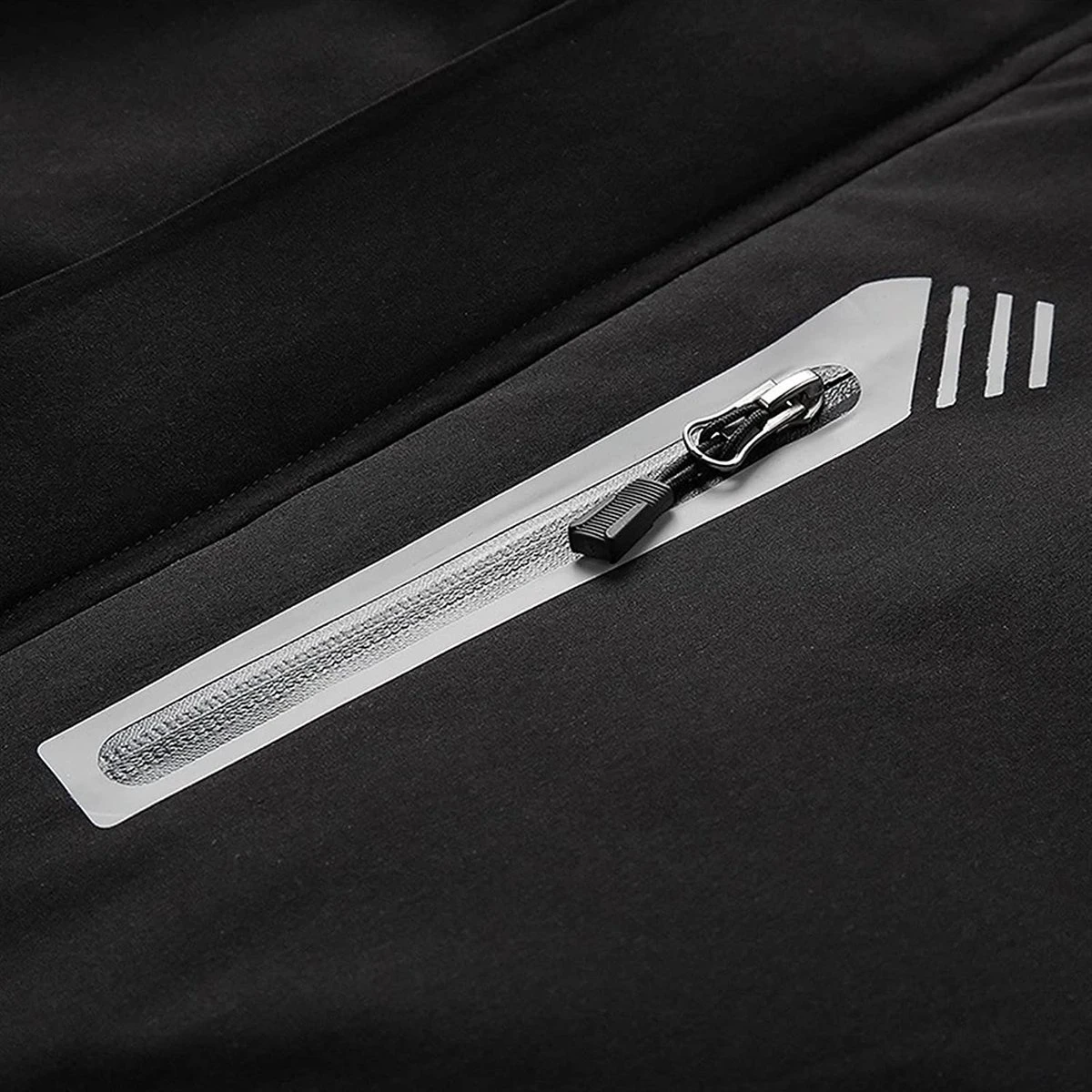 KIMO DIRECT Verwarmde Ski Jas Met 10.000 MAh Powerbank - Verwarmde Jas - Unisex - Zwart 7 KIMO DIRECT Verwarmde Ski Jas Met 10.000 MAh Powerbank - Verwarmde Jas - Unisex - Zwart - Afbeelding 5