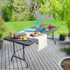 Casaria Tuintafel Opvouwbaar – Met Draaggreep 180x75 Cm – Zwart 17 Casaria Tuintafel Opvouwbaar – Met Draaggreep 180x75 Cm – Zwart -Bol 1200x1200 496