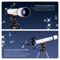 AYOO® Telescoop - Sterrenkijker - Telescoop - 210x Zoom - Volledige Set - Smartphone Houder - Verstelbaar Statief - Draagtas - 70/700mm -Bol 1200x1200 519
