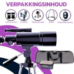 Telescoop - Sterrenkijker - Astronomie - Nachtkijker - Sterrenkunde - Waterproof - Geschikt Voor Volwassenen En Kinderen 17 Telescoop - Sterrenkijker - Astronomie - Nachtkijker - Sterrenkunde - Waterproof - Geschikt Voor Volwassenen En Kinderen -Bol 1200x1200 543