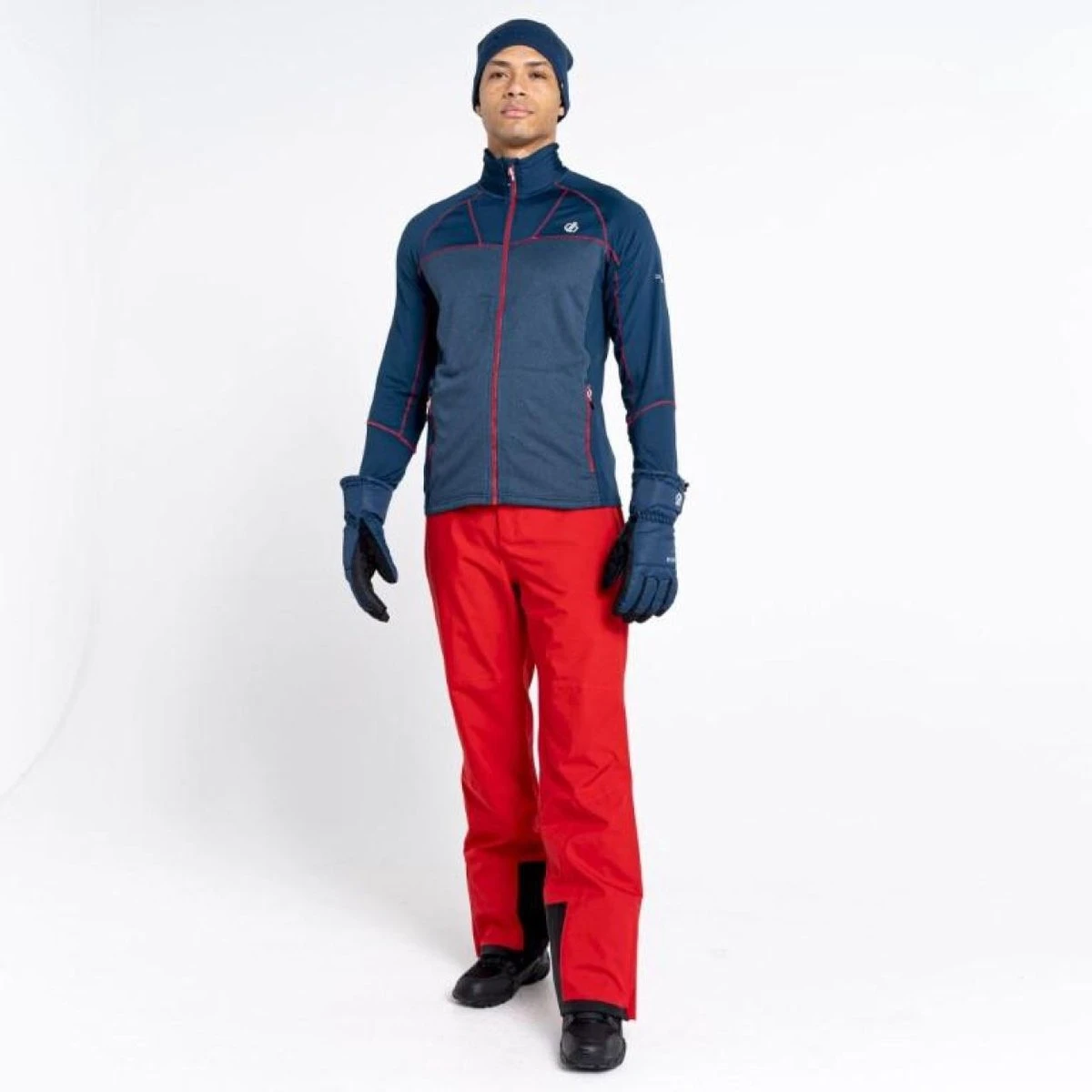 De Dare 2B Reformed Ii Core Stretch Fleece Met Volledige Rits - Heren - Sneldrogend - Stretch - Donker Blauw 4 De Dare 2B Reformed Ii Core Stretch Fleece Met Volledige Rits - Heren - Sneldrogend - Stretch - Donker Blauw - Afbeelding 2