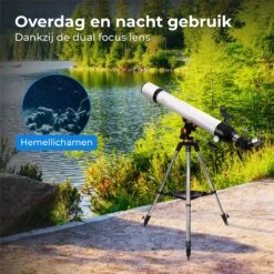 Nuvance - Telescoop - 375x Vergroting - Sterrenkijker Volwassenen / Kinderen - Inclusief Statief En Draagtas - Astronomie En Sterrenkunde - Nachtkijker -Bol 1200x1200 564