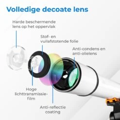 Nuvance - Telescoop - 375x Vergroting - Sterrenkijker Volwassenen / Kinderen - Inclusief Statief En Draagtas - Astronomie En Sterrenkunde - Nachtkijker -Bol 1200x1200 567