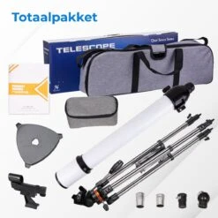 Nuvance - Telescoop - 375x Vergroting - Sterrenkijker Volwassenen / Kinderen - Inclusief Statief En Draagtas - Astronomie En Sterrenkunde - Nachtkijker -Bol 1200x1200 568