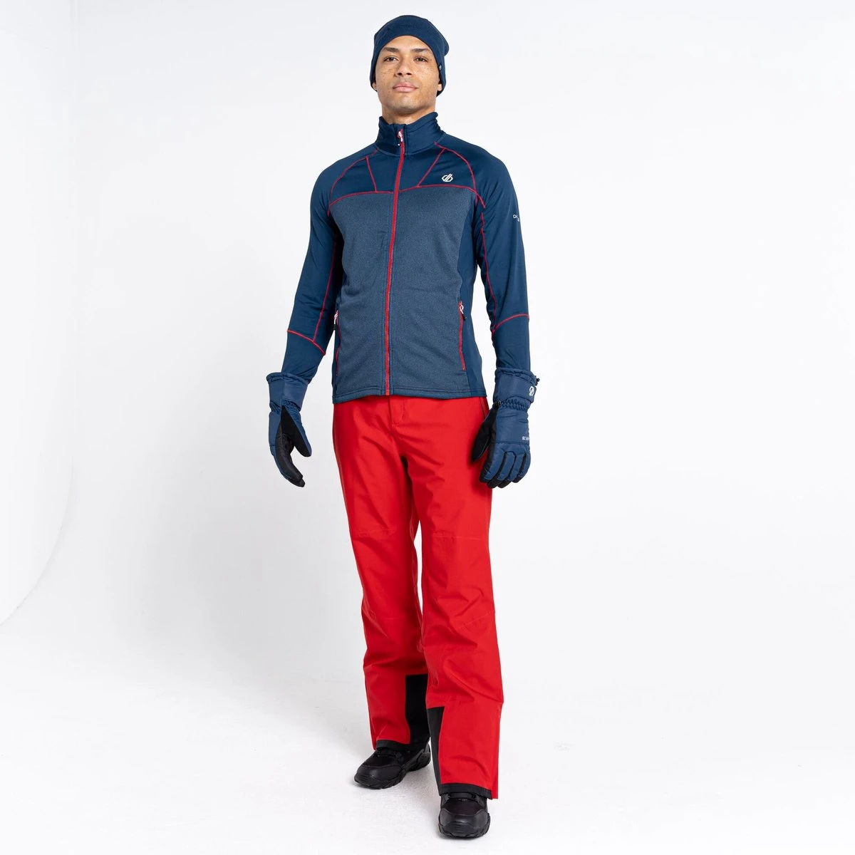 De Dare 2B Reformed Ii Core Stretch Fleece Met Volledige Rits - Heren - Sneldrogend - Stretch - Donker Blauw 9 De Dare 2B Reformed Ii Core Stretch Fleece Met Volledige Rits - Heren - Sneldrogend - Stretch - Donker Blauw - Afbeelding 7