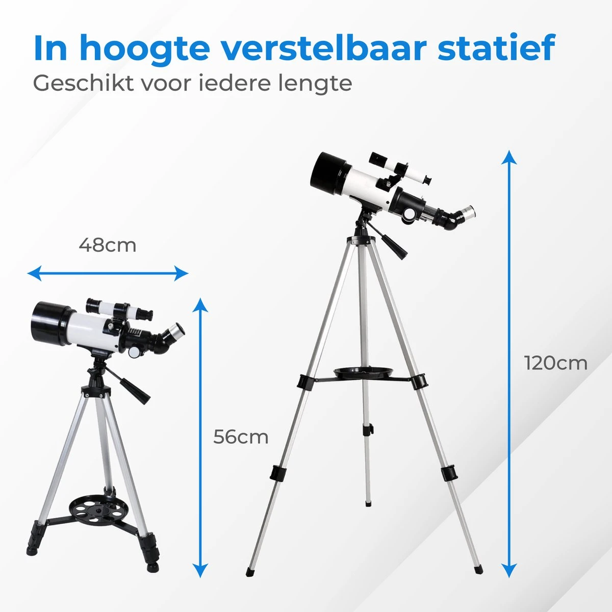 Nuvance - Telescoop - 300x Vergroting - Sterrenkijker Volwassenen / Kinderen - Inclusief Statief En Draagtas - Astronomie En Sterrenkunde - Nachtkijker 10 Nuvance - Telescoop - 300x Vergroting - Sterrenkijker Volwassenen / Kinderen - Inclusief Statief En Draagtas - Astronomie En Sterrenkunde - Nachtkijker - Afbeelding 8