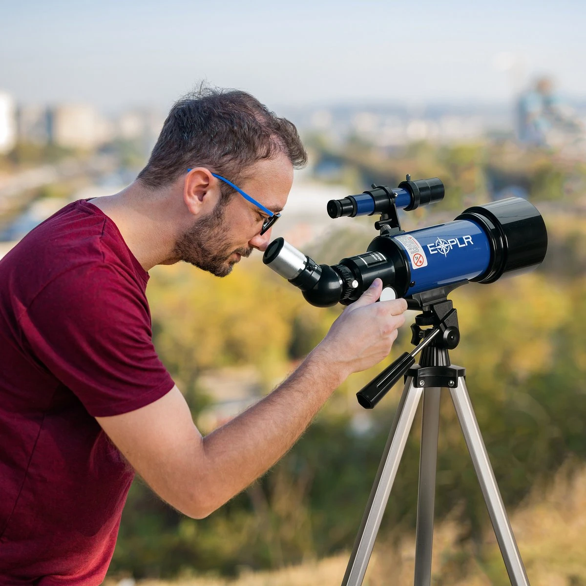 EXPLR Skysense Telescoop - Sterrenkijker - 70/400mm - Travel Bag - Telefoon Adapter - Telescoop Kinderen En Volwassenen 7 EXPLR Skysense Telescoop - Sterrenkijker - 70/400mm - Travel Bag - Telefoon Adapter - Telescoop Kinderen En Volwassenen - Afbeelding 5