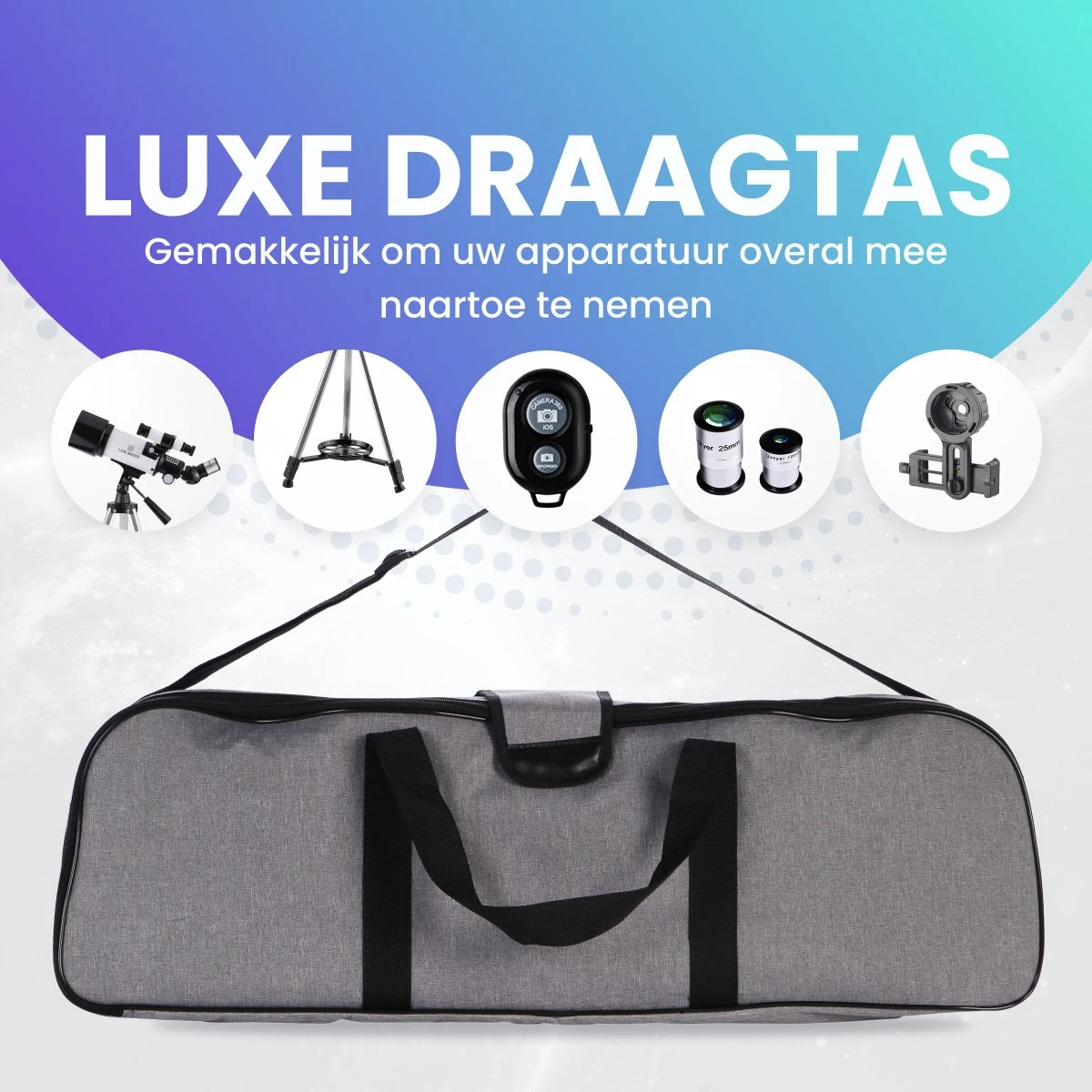 Monoculaire Telescoop - Sterrenkijker - Astronomie - Nachtkijker - Sterrenkunde - Waterproof - Maanfilter - Reistas 7 Monoculaire Telescoop - Sterrenkijker - Astronomie - Nachtkijker - Sterrenkunde - Waterproof - Maanfilter - Reistas - Afbeelding 5
