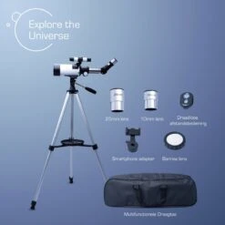 Velorr. Telescope - 200x Zoom - 70/400MM - Telescoop Voor Kinderen Volwassenen - Sterrenkijker - Telescopen - Nachtkijker - Nu Tijdelijk GRATIS Verrekijker & Luxe Travel Bag -Bol 1200x1200 666