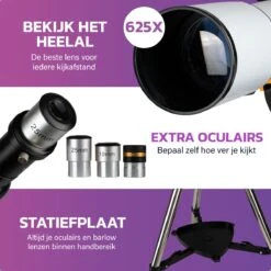 Telescoop Deluxe - Sterrenkijker - Astronomie - Nachtkijker - Sterrenkunde - Waterproof - Geschikt Voor Volwassenen En Kinderen 15 Telescoop Deluxe - Sterrenkijker - Astronomie - Nachtkijker - Sterrenkunde - Waterproof - Geschikt Voor Volwassenen En Kinderen -Bol 1200x1200 668