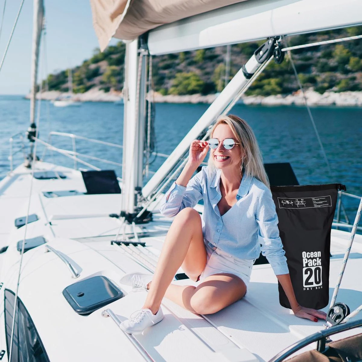 Waterproof Bag 20L - Ocean Pack 20 Liter 5 Waterproof Bag 20L - Ocean Pack 20 Liter - Afbeelding 3