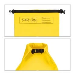 Relaxdays Ocean Pack 5 Liter - Waterdichte Tas - Droogtas - Outdoor Plunjezak - Zeilen - Geel 19 Relaxdays Ocean Pack 5 Liter - Waterdichte Tas - Droogtas - Outdoor Plunjezak - Zeilen - Geel -Bol 1200x1200 724
