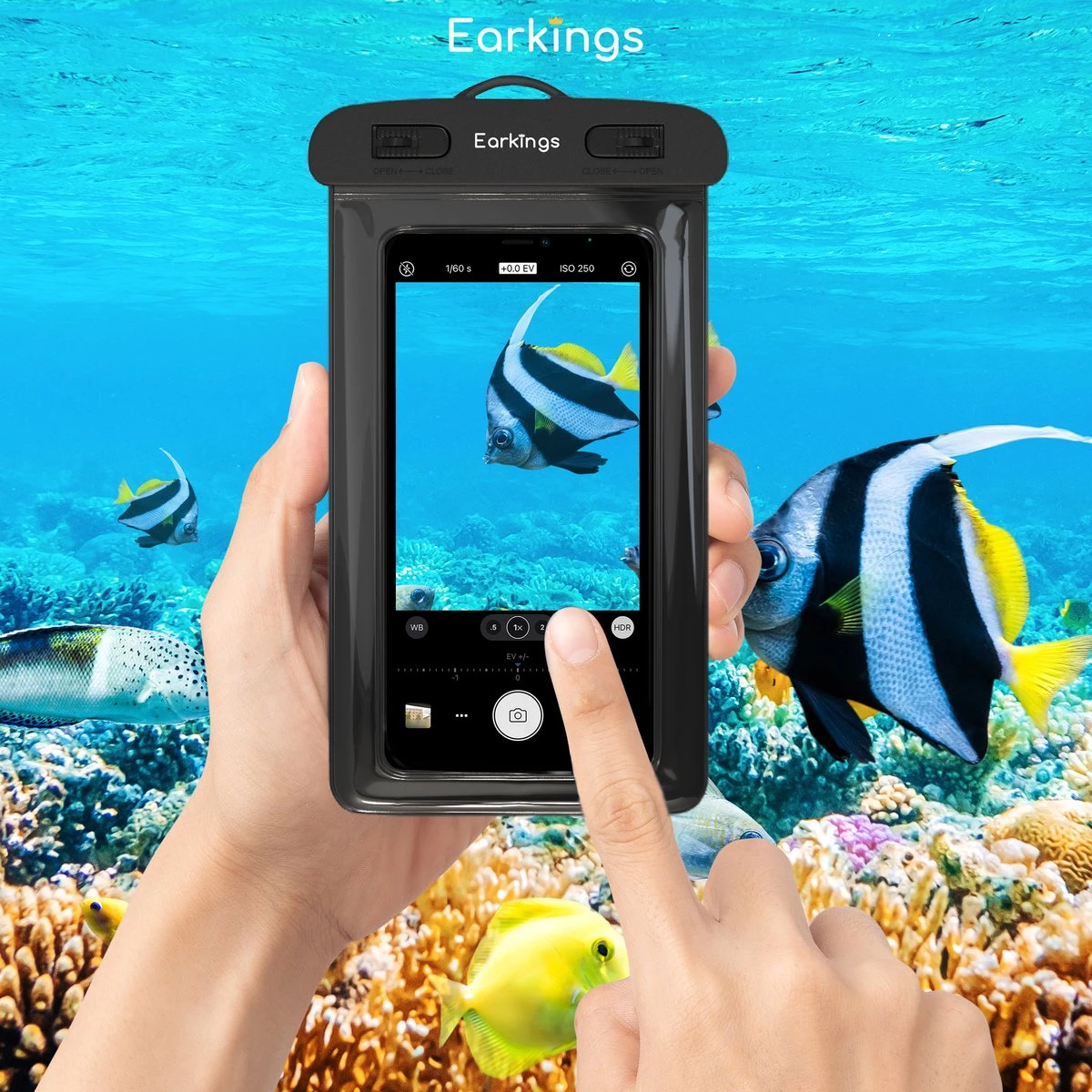 Waterdichte Telefoonhoesjes - Drybag Set Van 2 Stuks - Onderwater Hoesje Telefoon Voor Alle Telefoons - Waterdicht Telefoonhoesje Earkings 8 Waterdichte Telefoonhoesjes - Drybag Set Van 2 Stuks - Onderwater Hoesje Telefoon Voor Alle Telefoons - Waterdicht Telefoonhoesje Earkings - Afbeelding 6