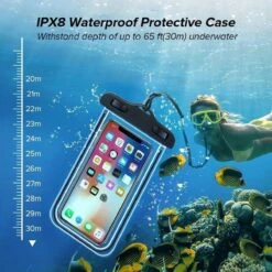 Waterdichte Telefoonhoesjes - Waterproof Hoesje Voor Telefoon - Waterdicht Telefoonhoesje - Zwart 8 Waterdichte Telefoonhoesjes - Waterproof Hoesje Voor Telefoon - Waterdicht Telefoonhoesje - Zwart -Bol 1200x1200 744