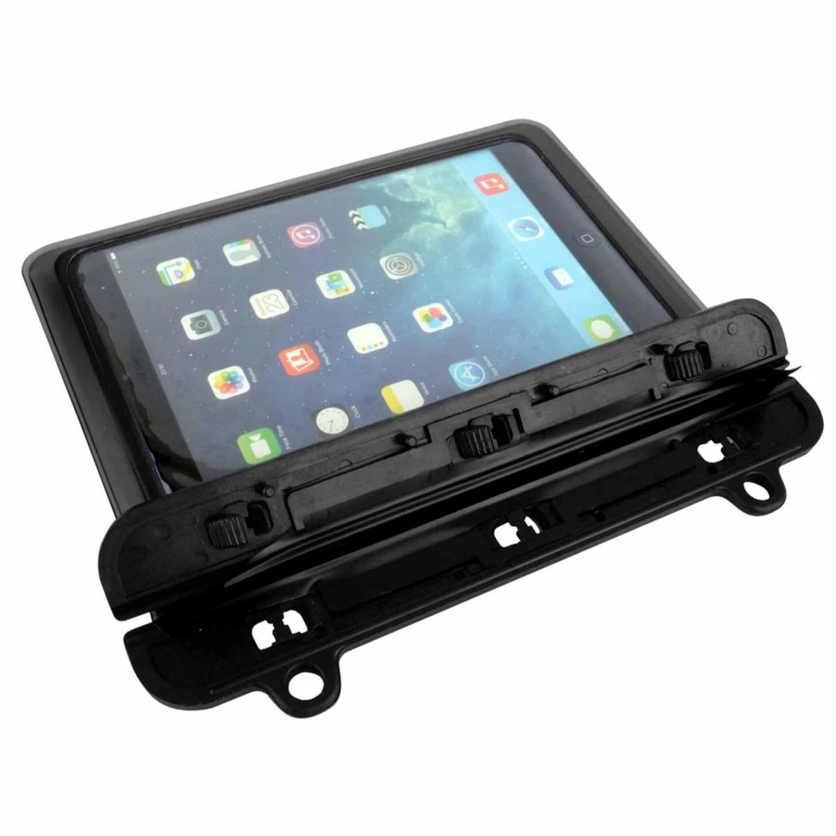 #DoYourSwimming - Beschermhoes, Beachbag Voor Mobiele Telefoons & Tablet 9,7" Tot 10,6 - »Nautilus« - Outdoor Voor Op Het Strand - Waterdicht Tot 5m - Zwart 6 #DoYourSwimming - Beschermhoes, Beachbag Voor Mobiele Telefoons & Tablet 9,7" Tot 10,6 - »Nautilus« - Outdoor Voor Op Het Strand - Waterdicht Tot 5m - Zwart - Afbeelding 4