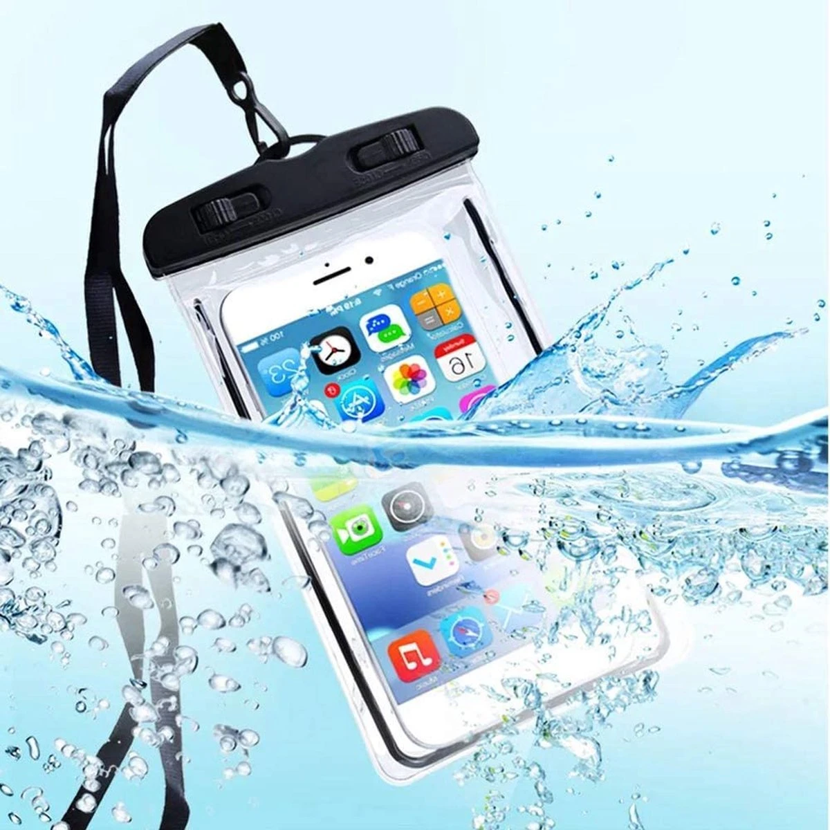 Waterdichte Telefoonhoesjes Drybag Telefoonzakje - Onderwater Hoesje Telefoon 4 Waterdichte Telefoonhoesjes Drybag Telefoonzakje - Onderwater Hoesje Telefoon - Afbeelding 2