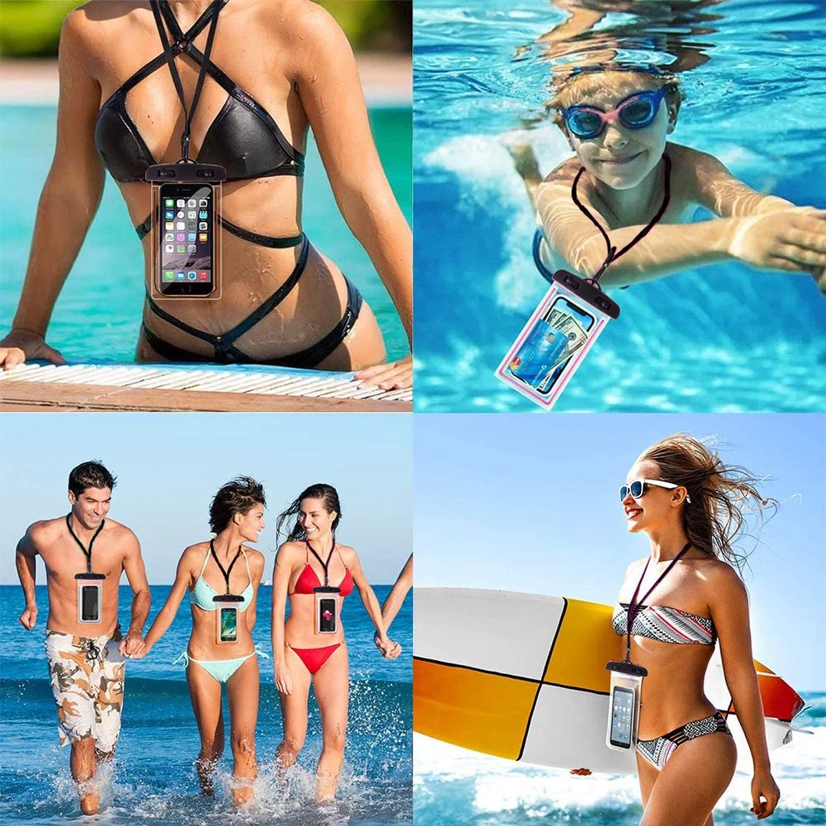 Waterdichte Telefoonhoesjes Drybag Telefoonzakje - Onderwater Hoesje Telefoon 8 Waterdichte Telefoonhoesjes Drybag Telefoonzakje - Onderwater Hoesje Telefoon - Afbeelding 6