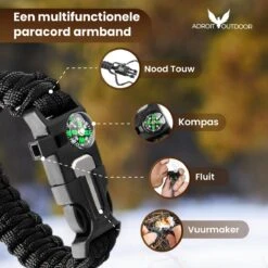 Merkloos Survival Kit Outdoor – Survival Spullen Set – Mes - Kompas - 18 Delig -Bol 1200x1200 826