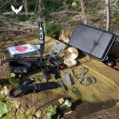 Merkloos Survival Kit Outdoor – Survival Spullen Set – Mes - Kompas - 18 Delig -Bol 1200x1200 830