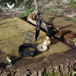 Merkloos Survival Kit Outdoor – Survival Spullen Set – Mes - Kompas - 18 Delig -Bol 1200x1200 832