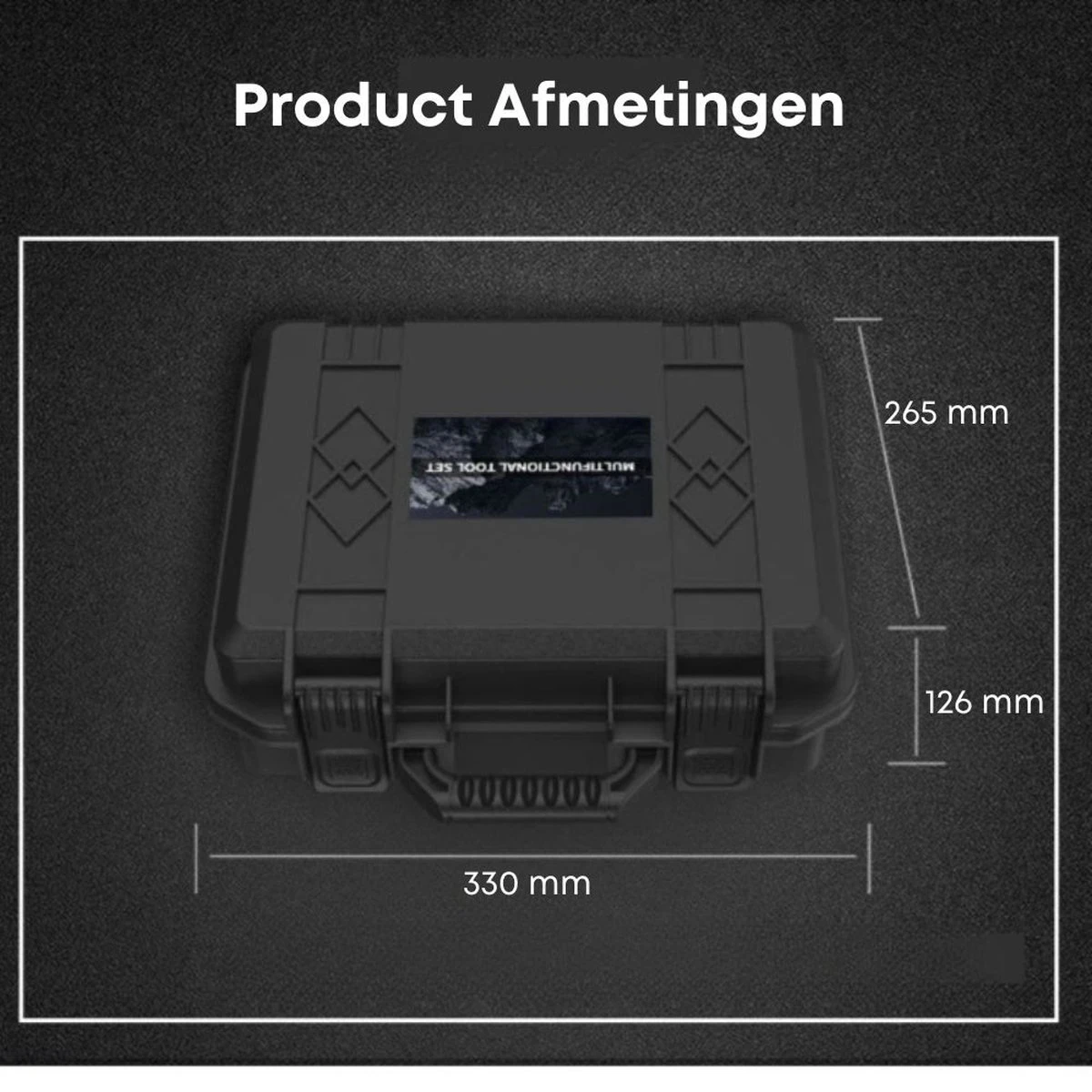 Merkloos Noodpakket | Survival Kit | Lichtgewicht | Must Have | Multifunctioneel | Bijl | Schop | Zaklamp 4 Merkloos Noodpakket | Survival Kit | Lichtgewicht | Must Have | Multifunctioneel | Bijl | Schop | Zaklamp - Afbeelding 2