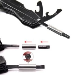 PLAY IT Zakmes Multitool 14 In 1 Incl. Draagetui & 9 Delige Bit Set - 11 In 1 Multikaart - Zwart 13 PLAY IT Zakmes Multitool 14 In 1 Incl. Draagetui & 9 Delige Bit Set - 11 In 1 Multikaart - Zwart -Bol 1200x1200 875