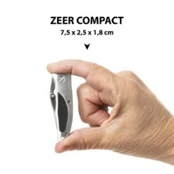 MacGyver Clipknife | Clip Zakmes | 12cm | Mes Met RVS Lemmet – Riemclip – Zilver -Bol 1200x1200 902