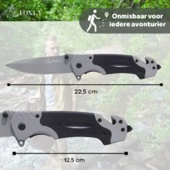 FOXLY® Zakmes Outdoor - Jachtmes - Survival Mes - Carbon Fiber - 22 Cm - Storm X85 16 FOXLY® Zakmes Outdoor - Jachtmes - Survival Mes - Carbon Fiber - 22 Cm - Storm X85 -Bol 1200x1200 910