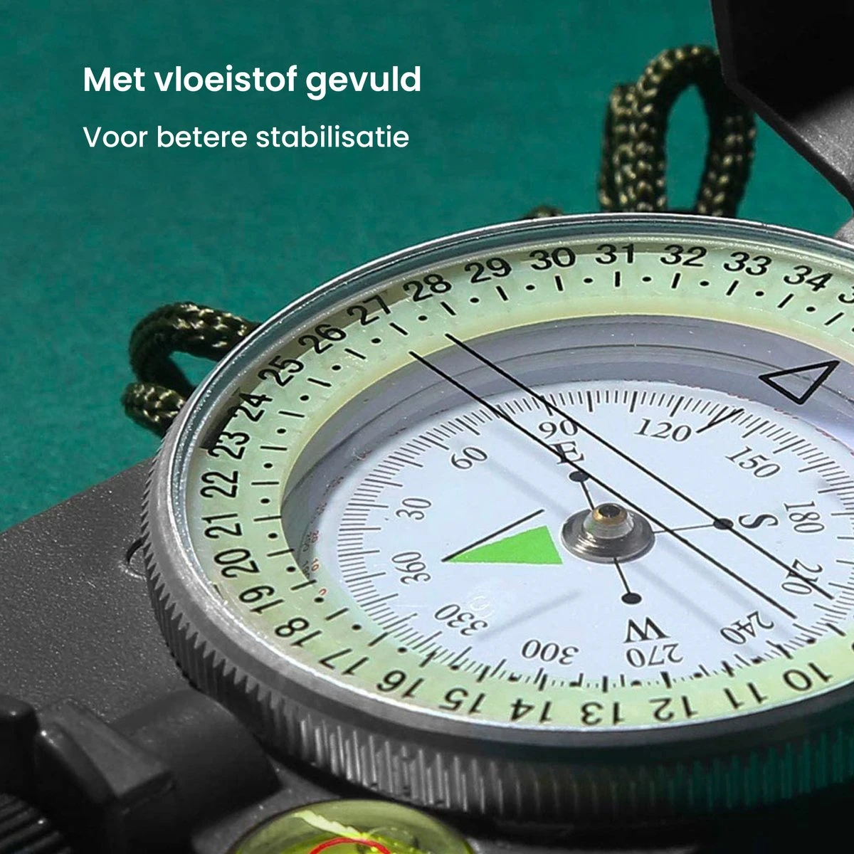 YONO Militair Kompas - Inklapbaar Kaart Compass Voor Outdoor En Survival - Professioneel Metalen Design Met Kaartlezer - Zwart 8 YONO Militair Kompas - Inklapbaar Kaart Compass Voor Outdoor En Survival - Professioneel Metalen Design Met Kaartlezer - Zwart - Afbeelding 6