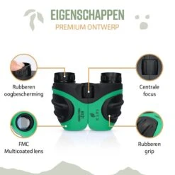 NAPI Verrekijker Voor Kinderen - 8x Vergroting - Hoge Kwaliteit - Inclusief Accessoires - Vergrootglas - Groen 15 NAPI Verrekijker Voor Kinderen - 8x Vergroting - Hoge Kwaliteit - Inclusief Accessoires - Vergrootglas - Groen -Bol 1200x1200 971