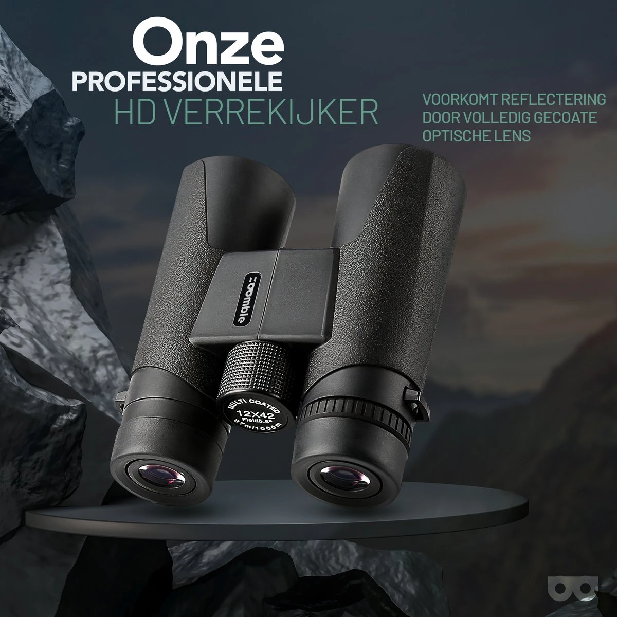 Zoomble® Verrekijker PRO Met Draagtas - Incl. E-Book Vogelspotten - 12x42 - Bak-4 HD Lens - Geschikt Voor Vogelaars, Outdoor & Hiking - Volwassene - Verkijker 4 Zoomble® Verrekijker PRO Met Draagtas - Incl. E-Book Vogelspotten - 12x42 - Bak-4 HD Lens - Geschikt Voor Vogelaars, Outdoor & Hiking - Volwassene - Verkijker - Afbeelding 2