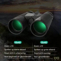 Zoomble® Verrekijker PRO Met Draagtas - Incl. E-Book Vogelspotten - 12x42 - Bak-4 HD Lens - Geschikt Voor Vogelaars, Outdoor & Hiking - Volwassene - Verkijker 15 Zoomble® Verrekijker PRO Met Draagtas - Incl. E-Book Vogelspotten - 12x42 - Bak-4 HD Lens - Geschikt Voor Vogelaars, Outdoor & Hiking - Volwassene - Verkijker -Bol 1200x1200 986