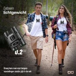 Zoomble® Verrekijker Inclusief Nekkoord En Draagtasje - E-book Vogelspotten - 10x22 - Compact – HD Lens - Waterdicht - Geschikt Voor Vogelaars, Jagen, Theater - Volwassene & Kinderen - Verkijker -Bol 1200x1200 997